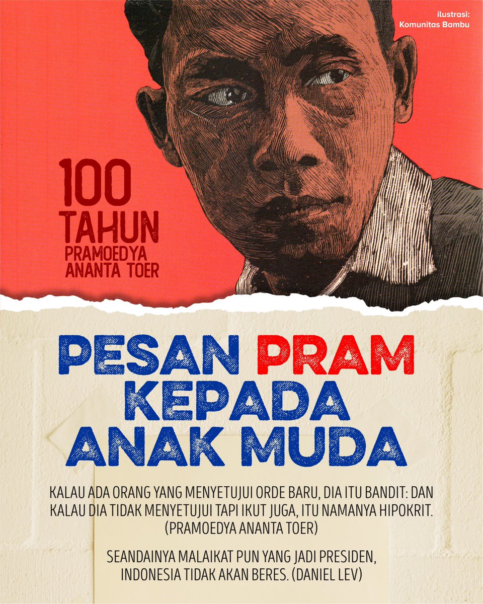 Satu abad Pramoedya Ananta Toer