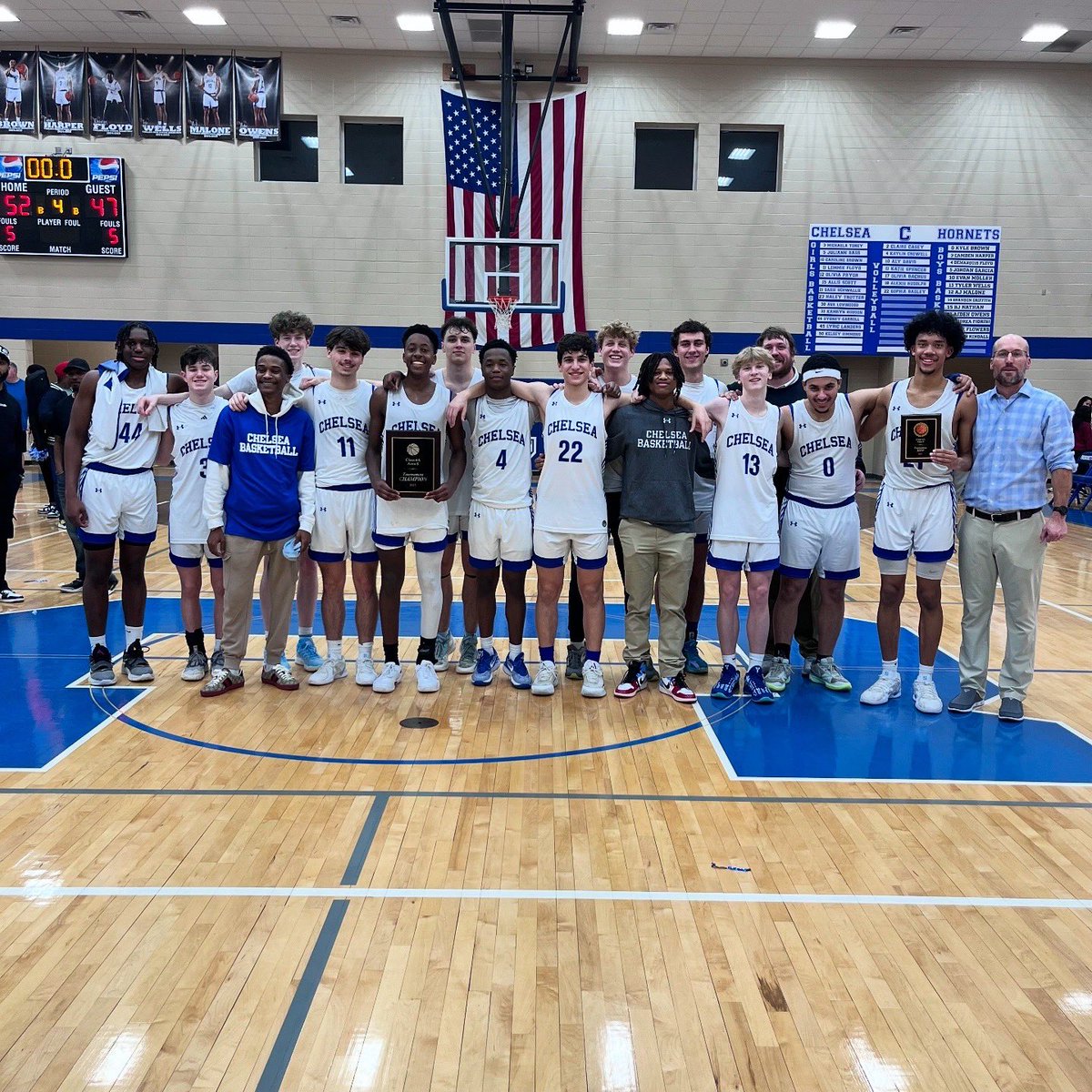 Great night! Back-to-back area champs! And MVP title to top it off! <a href="/ChelseaBoysBB/">CHHS Boys Basketball</a>