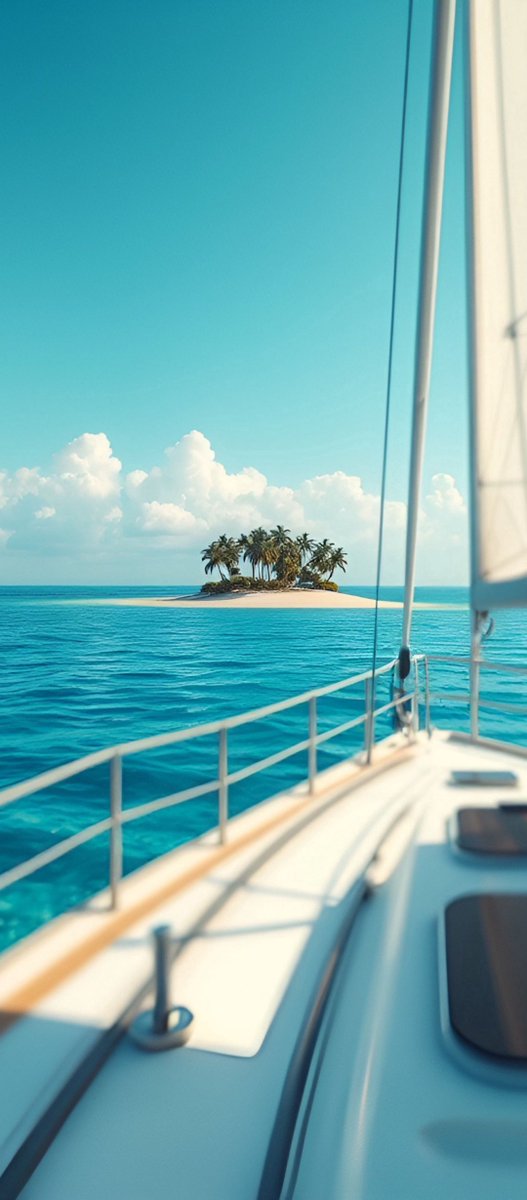 tanveermamdani's tweet photo. "An island of dreams on the horizon."

#Wallpaper #Wallpapers #OceanVibes #SailingAway #IslandDreams #BlueHorizon #SeaEscape #ParadiseFound #TropicalGetaway #Wanderlust #LostAtSea #AdventureAwaits https://t.co/U9hd4OcLPB