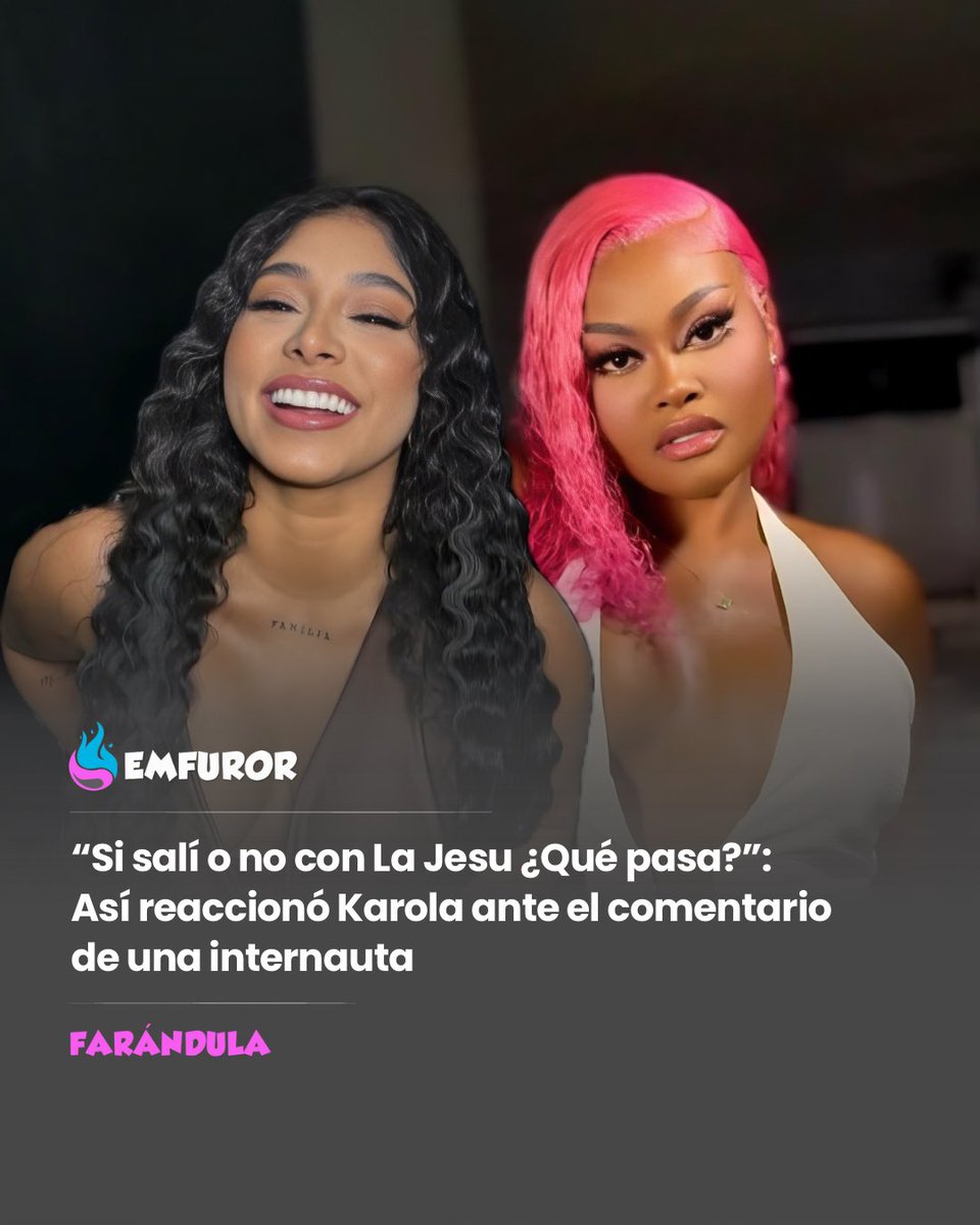 emfuror's tweet photo. La creadora de contenido le cuestionó que sí era un delito el hecho de que le llegaran a gustar las mujeres 🤷‍♀️

¿Qué tal? 

📸: #Karola #LaJesu 
👩‍💻: #EMFUROR https://t.co/8FgXMSjCgs
