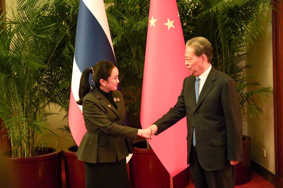 ingshin's tweet image. นายกรัฐมนตรี พบหารือกับนายจ้าว เล่อจี้ (H.E. Mr. Zhao Leji) ประธานสภาประชาชนแห่งชาติสาธารณรัฐประชาชนจีน