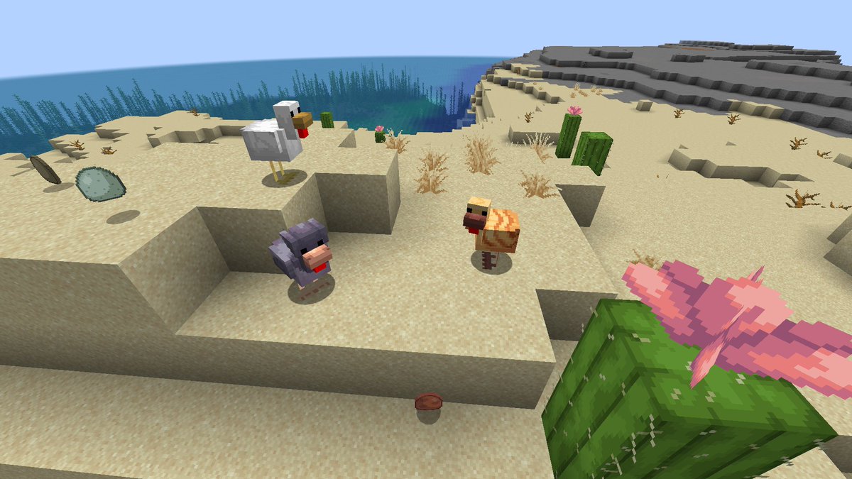 MultiPixelHD's tweet image. New Chickens, Cactus Flower &amp;amp; Dry Grass!
Remade Classic Chicken Textures!