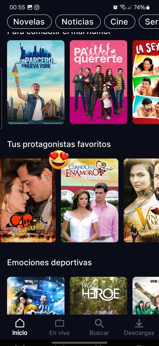 gemi_olys's tweet photo. Entrar y ver esto 😍 @silvnavarro mejores comedias #papáomamá #intercambiadas #micorazonestuyo , protagonistas favoritos #amorbravio #cuandomeenamoro y series originales #juegosinterrumpidos gracias a @VIX lo podemos disfrutar espero ya la segunda temporada de JI @cmlaguillo 🙏 https://t.co/3xAnziqunN