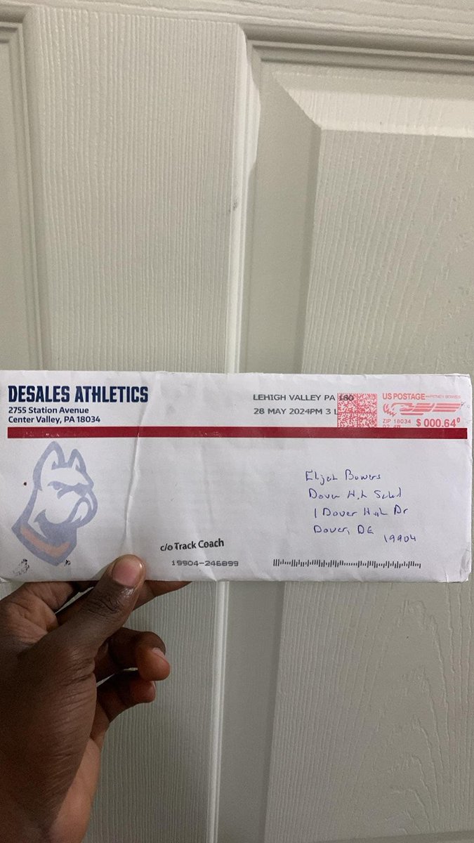 Blessed to have received an interest letter for <a href="/DSUBulldogs/">DeSales Athletics</a> 🙌🏾