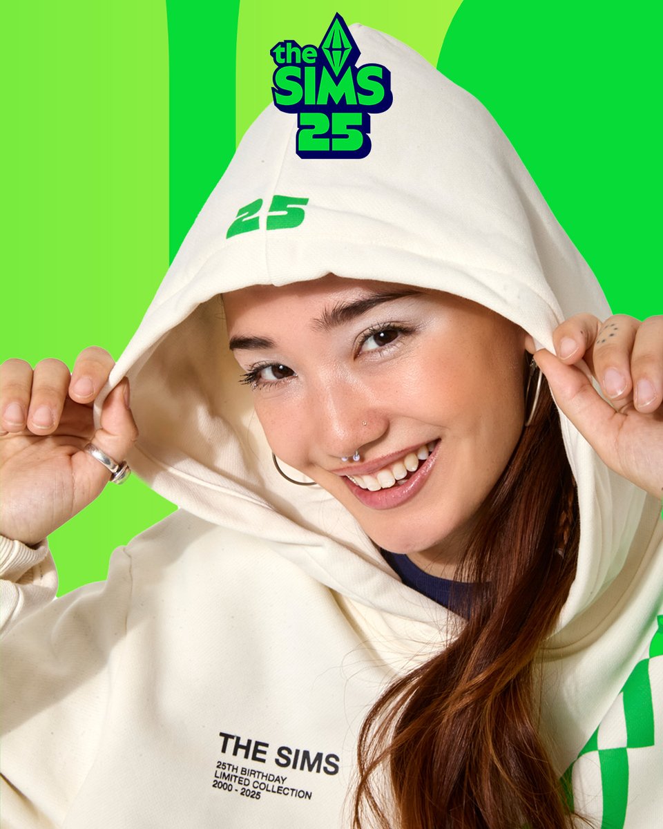 Celebrate 25 years of The Sims with limited-edition apparel &amp; collectibles coming in The Sims Shop 25th Birthday Drop! 🎁 💚 ➡️ shopthesims.com