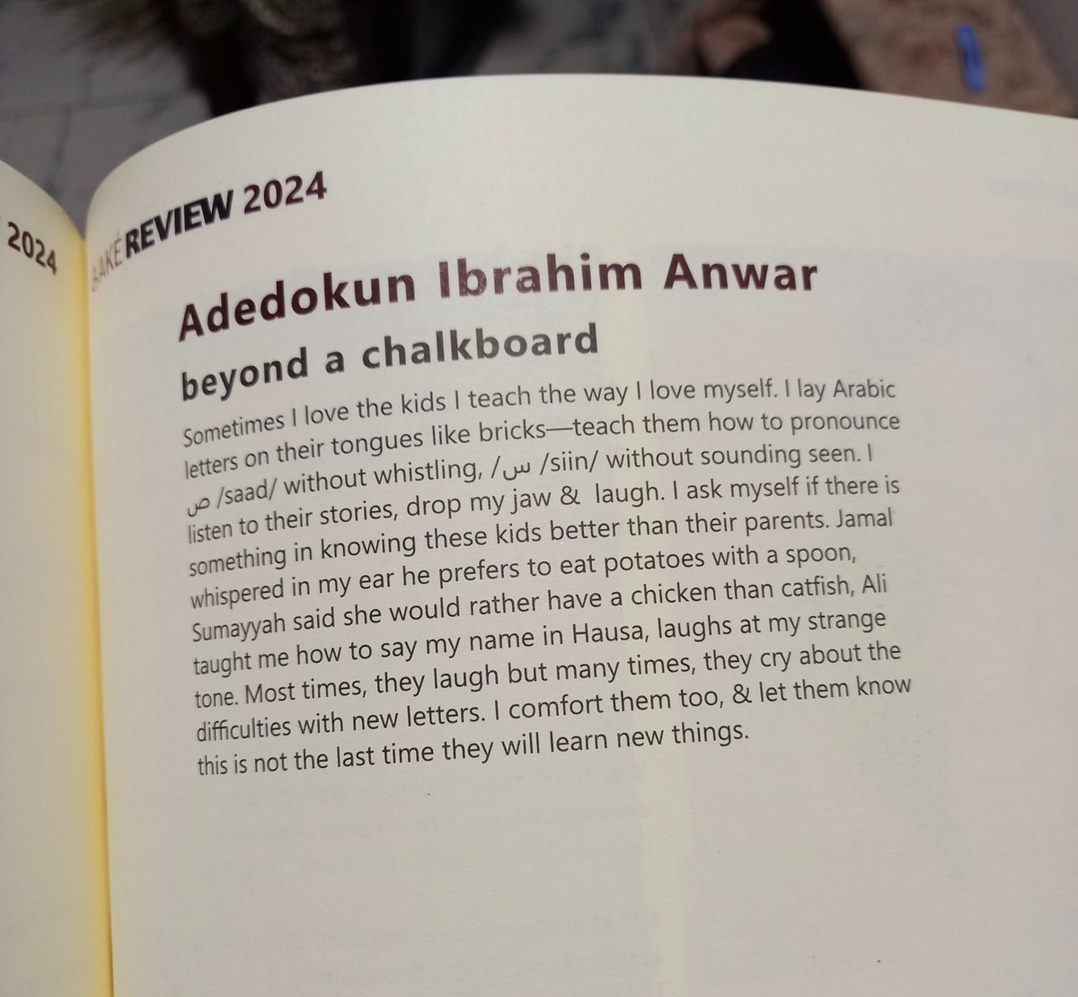 IbraaheemAde1's tweet photo. Today, I held my words in print for the first time—a feeling I can’t name. https://t.co/8DFZb8AmfZ