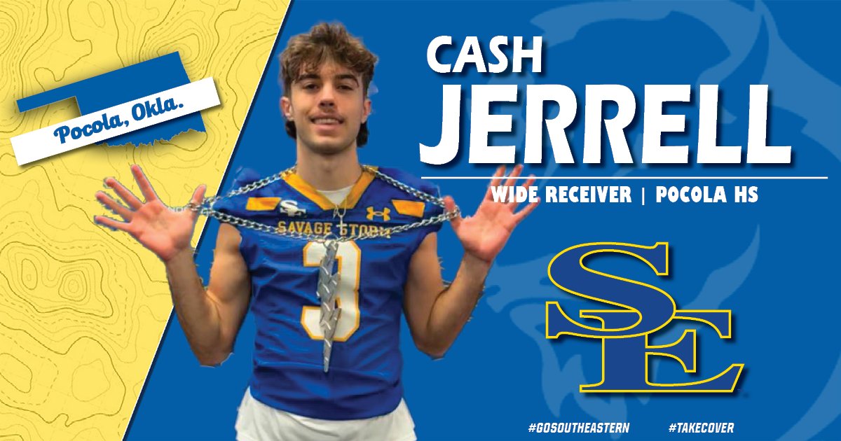 Southeastern Athletics (@gosoutheastern) on Twitter photo Welcome <a href="/cash_jerrell/">Cash Jerrell</a> to the Savage Storm family!
🎥 tinyurl.com/5xm6k3su
<a href="/SavageStormFB/">Savage Storm Football</a>
#GoSoutheastern | #TakeCover | #NSD2025 Welcome <a href="/cash_jerrell/">Cash Jerrell</a> to the Savage Storm family!
🎥 tinyurl.com/5xm6k3su
<a href="/SavageStormFB/">Savage Storm Football</a>
#GoSoutheastern | #TakeCover | #NSD2025
