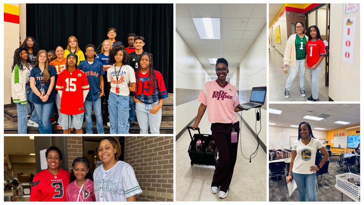 Day👌🏽Thriving as a counselor means embracing teamwork! By collaborating with students &amp; staff, we create an environment where everyone can succeed &amp; grow. It’s all about supporting each other &amp; fostering success together! Shoutout to everyone rocking their jerseys today! #NSCW25