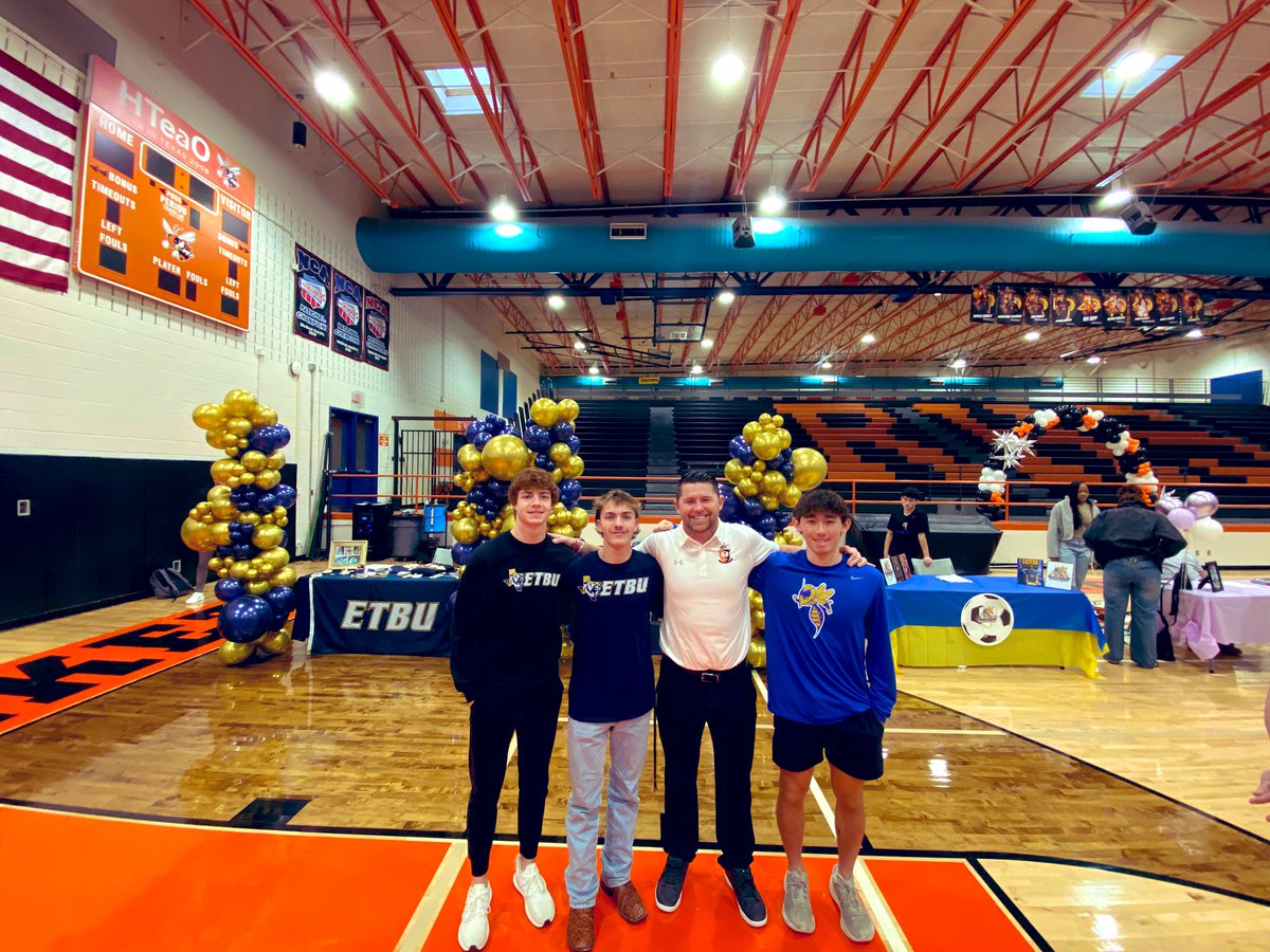 PROUD coach moment!! All I know is <a href="/ETBU_Soccer/">ETBU Mens Soccer ⚽️</a> and <a href="/LETUAthletics/">LeTourneau YellowJackets</a> got some STUDS! Can’t wait to see what the future holds! #JFND #familia <a href="/RockwallSoccer/">Rockwall Boys Soccer</a> <a href="/RISDAthletics/">Rockwall ISD Sports Marketing</a> <a href="/ROCOgameday/">TXHS Sports Media LLC</a>