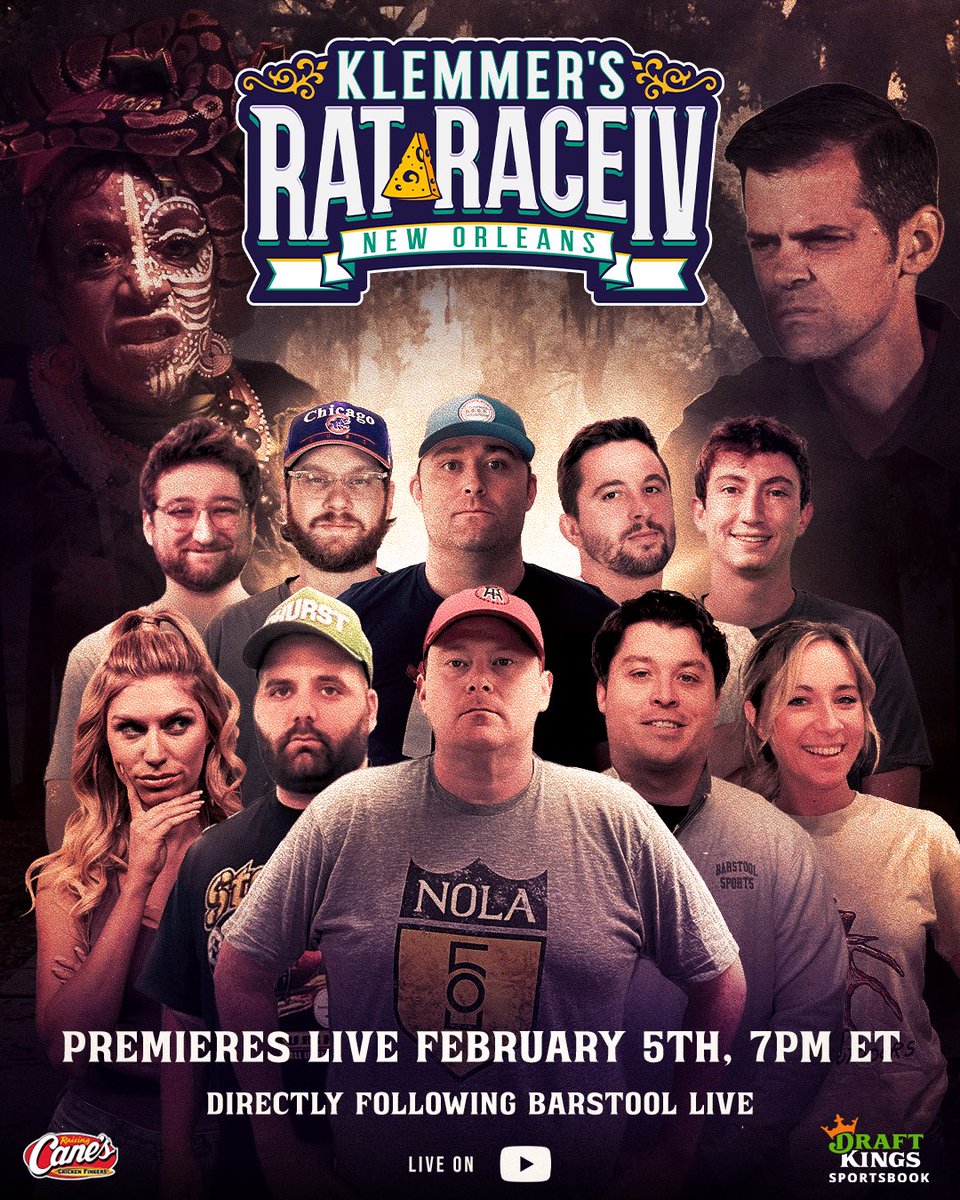 ChrisKlemmer's tweet image. Rat Race IV: New Orleans starts…NOW
youtu.be/vSlMc2Ep5XA