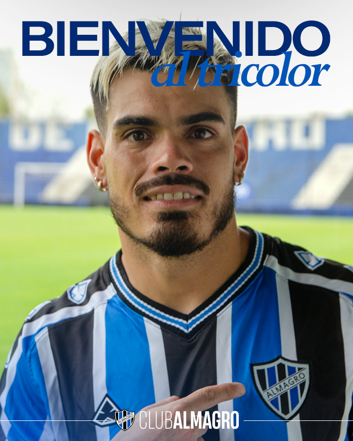 almagroficial's tweet photo. ¡Axel es Tricolor!

🤝🏼 Axel Rodriguez se convirtió en nuevo jugador del Club Almagro.

✍🏼 El delantero de 27 años llegó en a préstamo desde Olimpo y firmó su contrato hasta diciembre de 2025.

⚽️ Registra pasos en At Rafaela, Instituto y la última temporada estuvo en Colon de Santa Fe de la Primera Nacional. 

¡𝑩𝒊𝒆𝒏𝒗𝒆𝒏𝒊𝒅𝒐! 👋🏼 🇪🇪