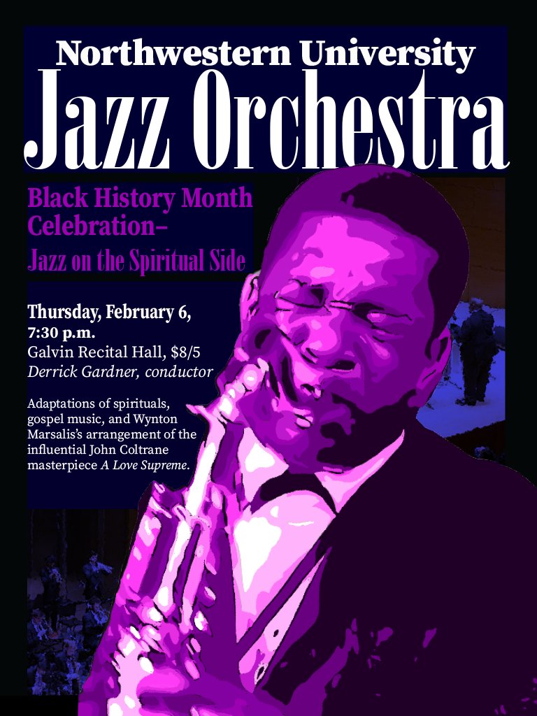 Tomorrow! Northwestern University Jazz Studies celebrates Black History Month!