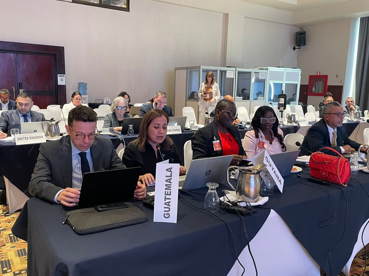Los delegados de la reunión preparatoria de América Latina y el Caribe están trabajando para elaborar recomendaciones regionales que formarán la base del borrador de la #Declaración de AbuDhabi para el 🌏 #CrimeCongress2026.