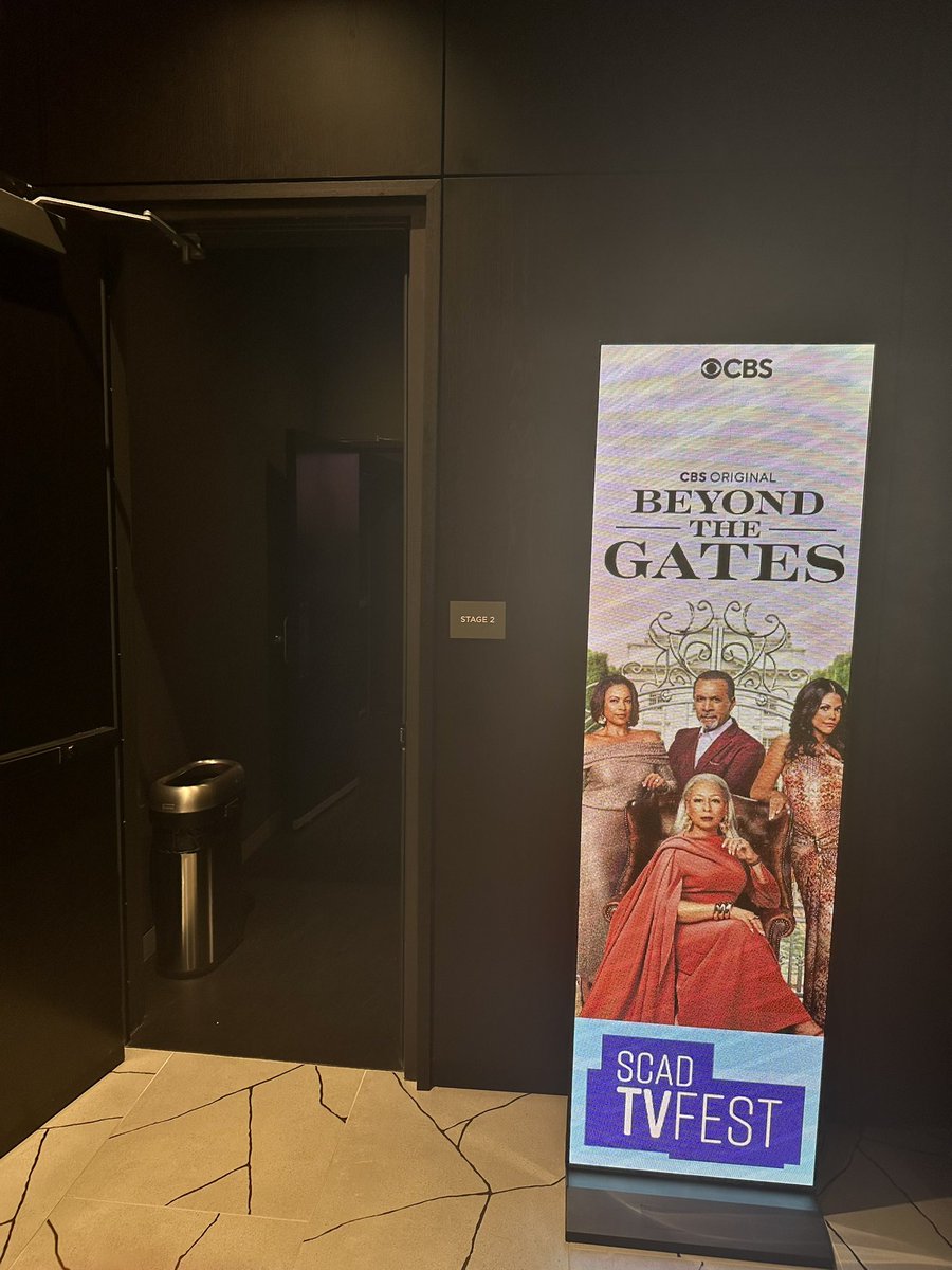 BeyondthegatesE's tweet photo. At #SCADSHOW #SCADTVFEST FOR #BeyondTheGates screening for the very first episode! Y’all it was soooo good! Stop saying it looks like a Tyler Perry production bc it’s not & I witnessed it 1st hand. https://t.co/sa6ejISJQd
