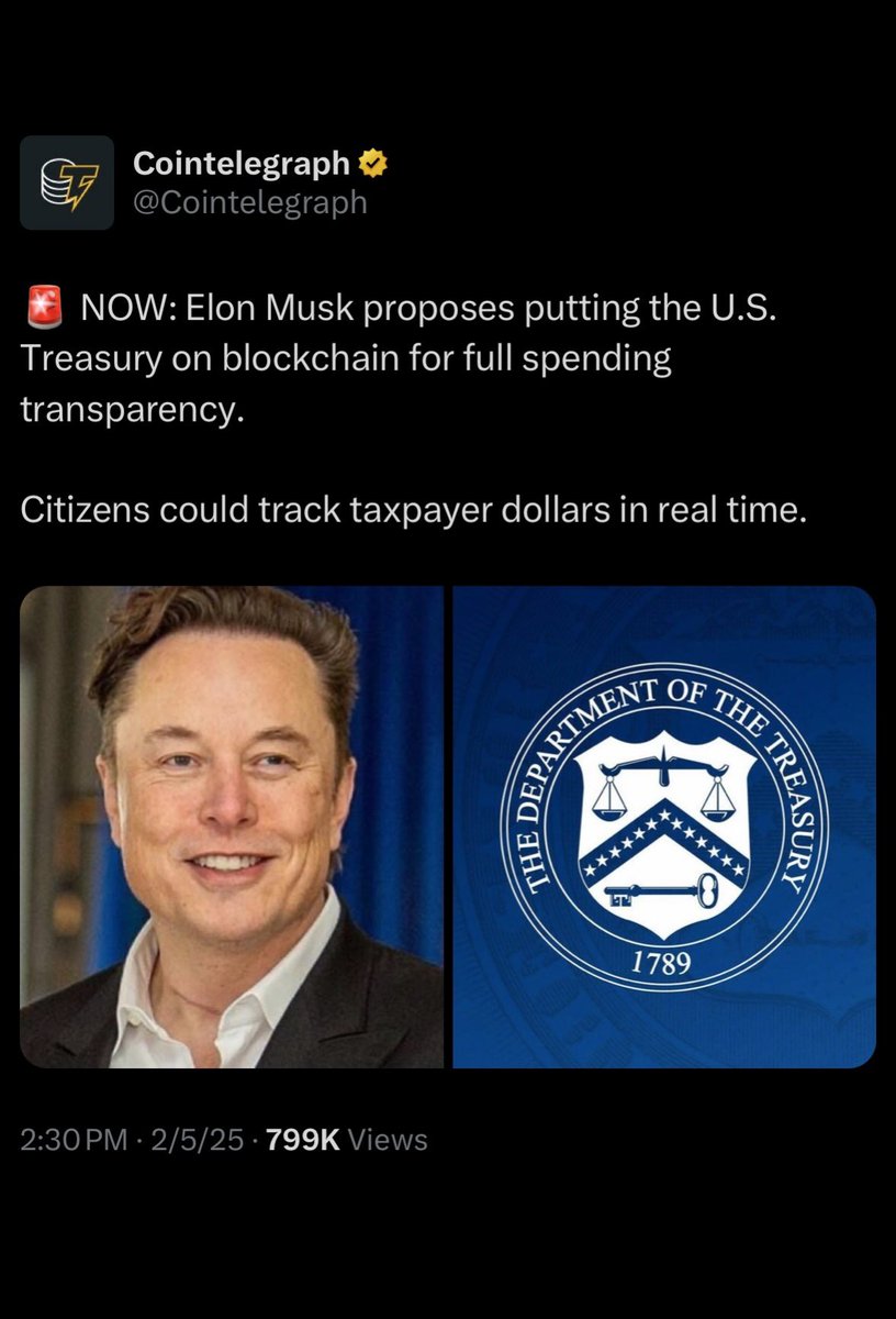 CryptoCurb's tweet photo. There is only 1 Blockchain that could handle US Treasury Spending with SPEED, SECURITY, and EFFICIENCY. 

The answer is SOLANA.

CHOOSE Solana.

#SOLANA ⚡️ https://t.co/THmYmQBWUY