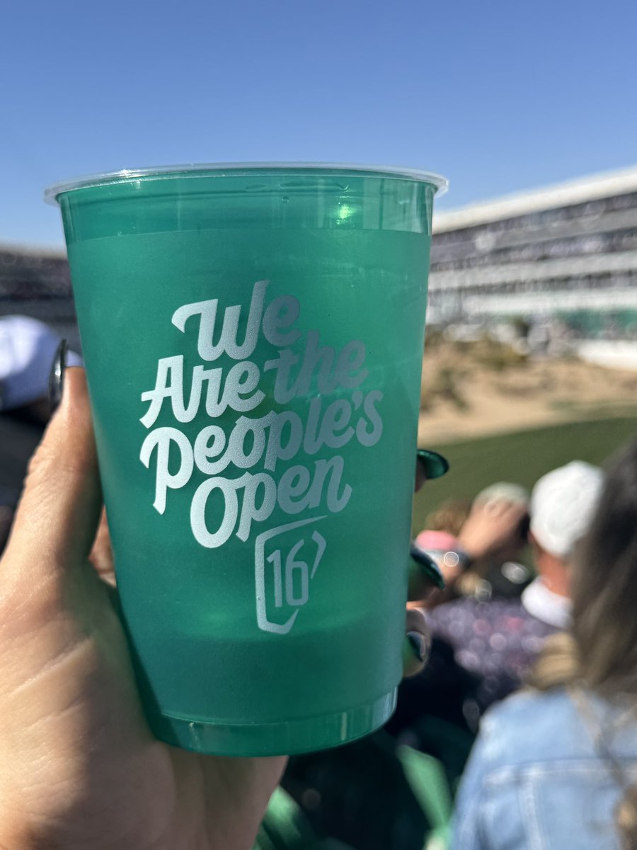 mvandy's tweet photo. Greenest show on grass. @WMPhoenixOpen #proem didn’t disappoint today! Back tomorrow night for @lukebryan at @BirdsNestPhx. #wmphxopen #phxopen #wmopen https://t.co/Oic0IJRcKy