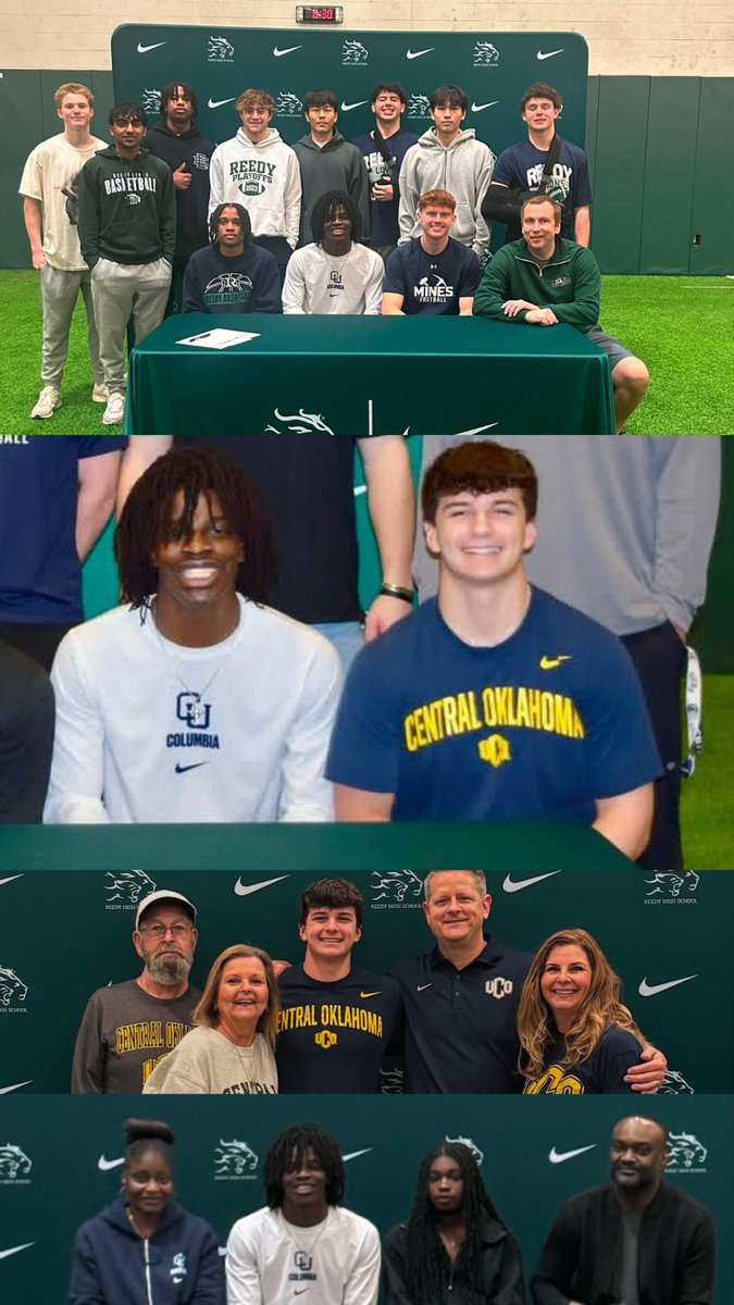 Couldn't be more proud to celebrate our #NextLevelLions on #NationalSigningDay alongside their friends, teammates &amp; family members! A day they've dreamt about for years became a reality today and we're proud of each of y'all! Now go be great at EVERYTHING you do! #FootballFamily