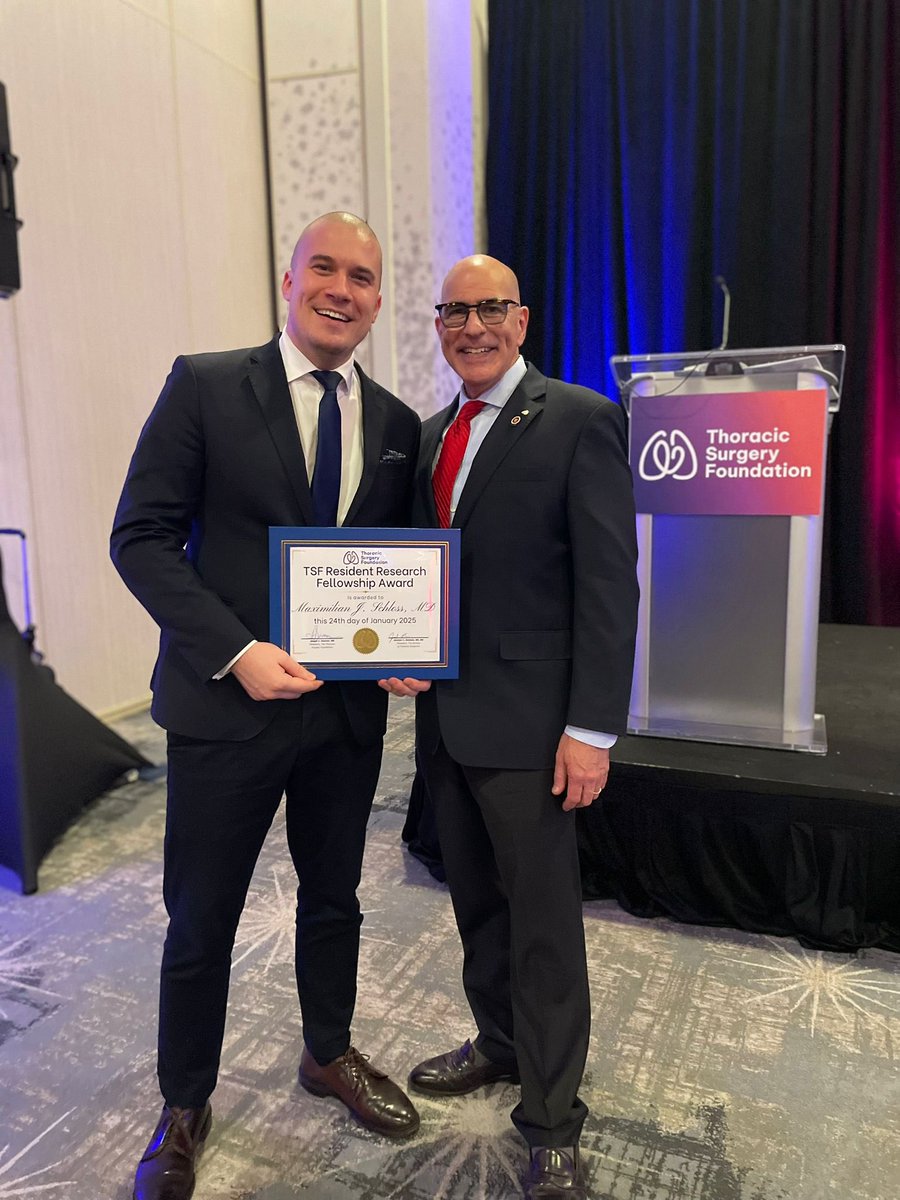 Maximilian J. Schloss (@schlossmaxjakob) on Twitter photo Thank you <a href="/ThoracicSurgFnd/">The Thoracic Surgery Foundation (TSF)</a> for awarding me the TSF Resident Research Award to study Immunotherapy for AFib. This grant reflects many years of team effort <a href="/MGHCSB/">MGH Center for Systems Biology</a> to decipher the role of immunity in cardiac arrhythmia. Many thanks to my mentors <a href="/MatthiasNahrend/">Matthias Nahrendorf</a> and <a href="/AkiItohMD/">Aki Itoh</a> Thank you <a href="/ThoracicSurgFnd/">The Thoracic Surgery Foundation (TSF)</a> for awarding me the TSF Resident Research Award to study Immunotherapy for AFib. This grant reflects many years of team effort <a href="/MGHCSB/">MGH Center for Systems Biology</a> to decipher the role of immunity in cardiac arrhythmia. Many thanks to my mentors <a href="/MatthiasNahrend/">Matthias Nahrendorf</a> and <a href="/AkiItohMD/">Aki Itoh</a>