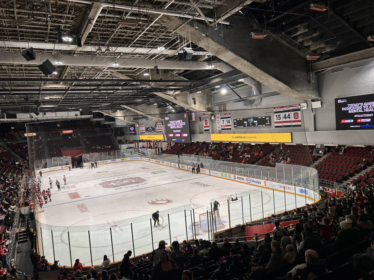 C'est le jour du match #ParlonsEn dans le #CapitalTerritory à l'aréna <a href="/TD_Place/">TD Place</a> ! 

Rendez-vous à notre kiosque pour saluer Scott, vous renseigner sur les ressources locales et vous procurer une rondelle de hockey en forme de boule de stress !

Allez les <a href="/Ottawa67sHockey/">Ottawa 67’s</a> !
