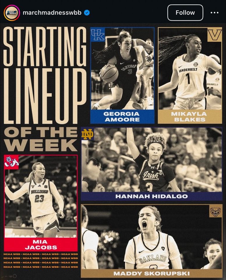 Let’s go <a href="/maddyskorupski5/">Maddy Skorupski</a> !!

<a href="/MarchMadnessWBB/">NCAA March Madness</a> <a href="/CTownAthletic/">Clarkston Athletics</a> #GoWolves
