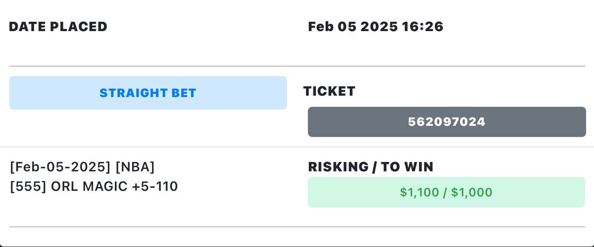 FadeTheHerds's tweet image. 🚨 GIVEAWAY ALERT! 🚨

We’re Fading The Herd and locking in Magic +5 against the Kings. Public is all over Sacramento, so we’re taking the sharp side!

💰 One lucky winner gets 10% of the winnings if it hits!

📌 How to enter: Like &amp;amp; RT this post.
📌 Minimum 5 participants…