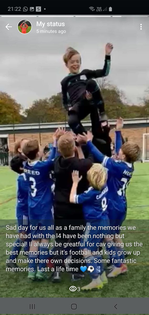 From a 7 year old boy to winning it all at grassroots level! Playing under the best there was in cav! We won the lot⚽️💙 I always be greatful to ant. The memories will last a life time for me and most of all the cat 🤩.. football is football
#penaltyking #l4barca
