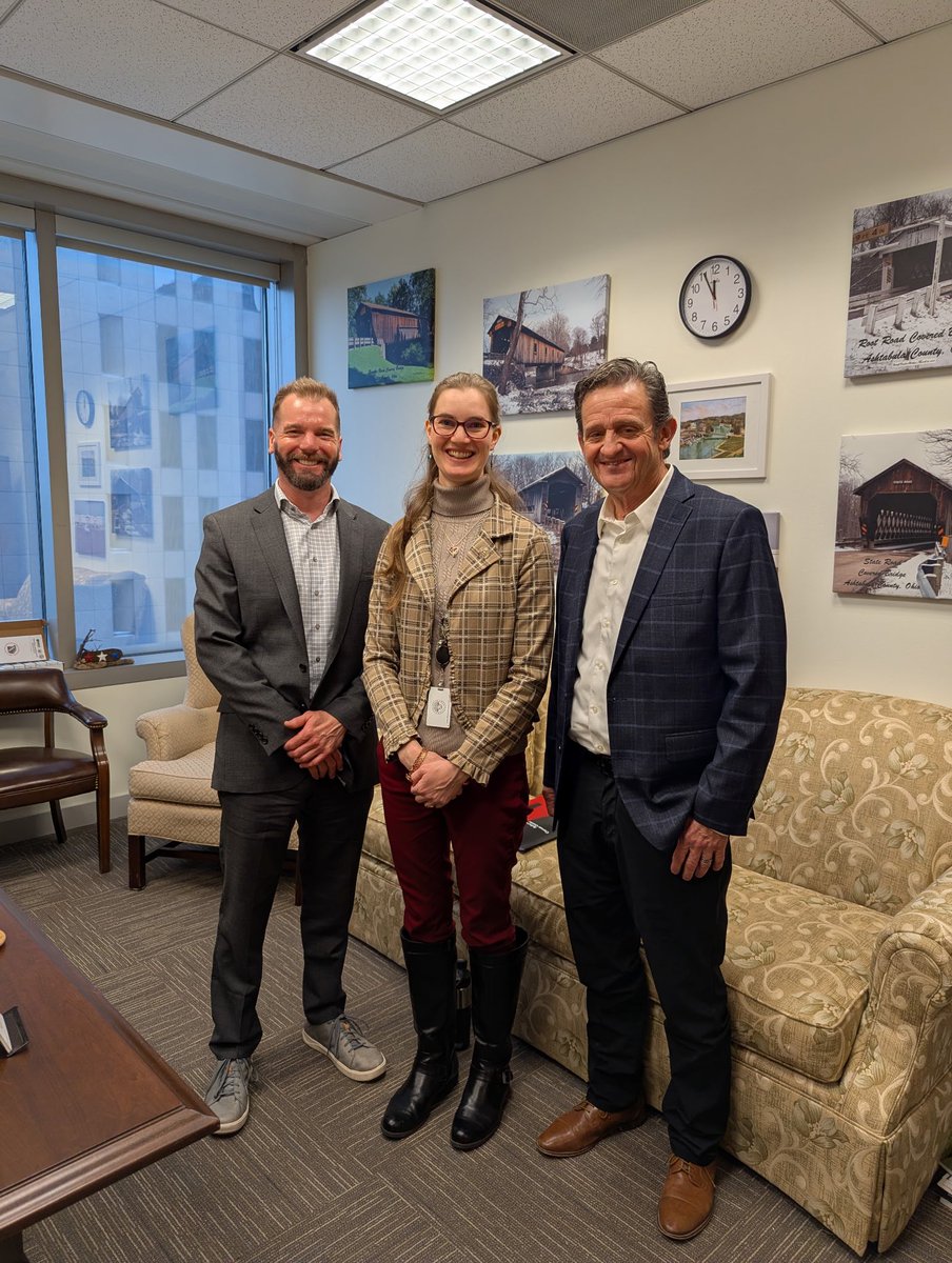 ✨It's #CTEmonth ✨ Roger Miller, #Auburncc Board President, &amp; Jeff Slavkovsky, our Executive Director of CTE,  attended the CTE legislative seminar. #CareerTechOhio programs are providing students with the skills to transition into high wage, in-demand jobs. 
#NEXTReady
