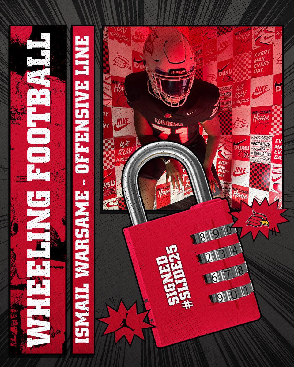 Wheeling U Football (@wheelingu_fb) on Twitter photo 🔥💯| #SLIDE25 🔴⚫️⚪️
✍🏼| Ismail Warsame
📱| <a href="/IsmailWarsame53/">Ismail Warsame</a>
📍| Westerville Central (OH)
🚨| OL
📋| 6’6 265
🎥| hudl.com/video/3/161811…
#TEAM8 | #NSD25 | #EveryMan | #EveryDay 🔥💯| #SLIDE25 🔴⚫️⚪️
✍🏼| Ismail Warsame
📱| <a href="/IsmailWarsame53/">Ismail Warsame</a>
📍| Westerville Central (OH)
🚨| OL
📋| 6’6 265
🎥| hudl.com/video/3/161811…
#TEAM8 | #NSD25 | #EveryMan | #EveryDay