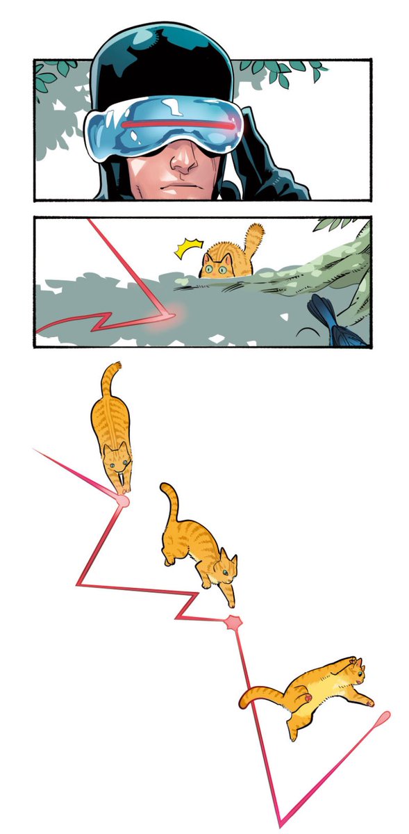 comfortcyclops's tweet image. Cyclops’ most important appearance during Krakoa. 
(Marvel Meow Infinity Comic 2022)