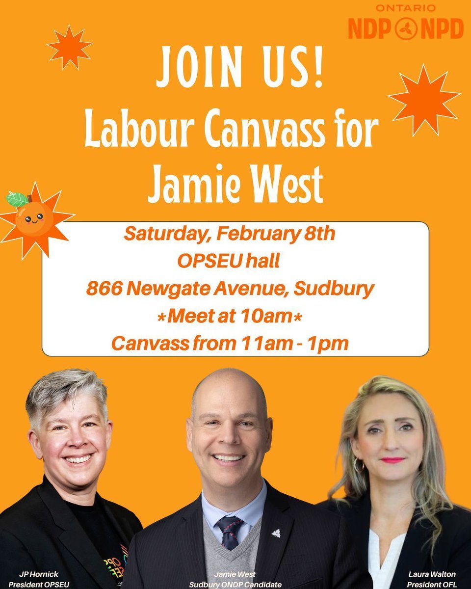 MPP Jamie West tweet media