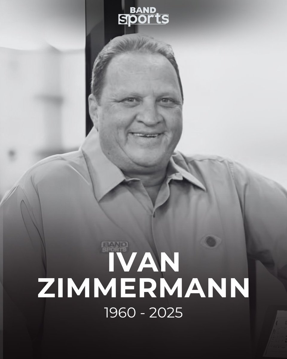 LUTO! Com enorme tristeza, recebemos a notícia da morte de Ivan Zimmermann. Com um estilo único e voz marcante, Ivan durante anos foi responsável no BandSports por transmissões históricas da NFL, NCAA, Copa do Mundo e Olimpíadas. Ivan é e sempre será referência para narradores e