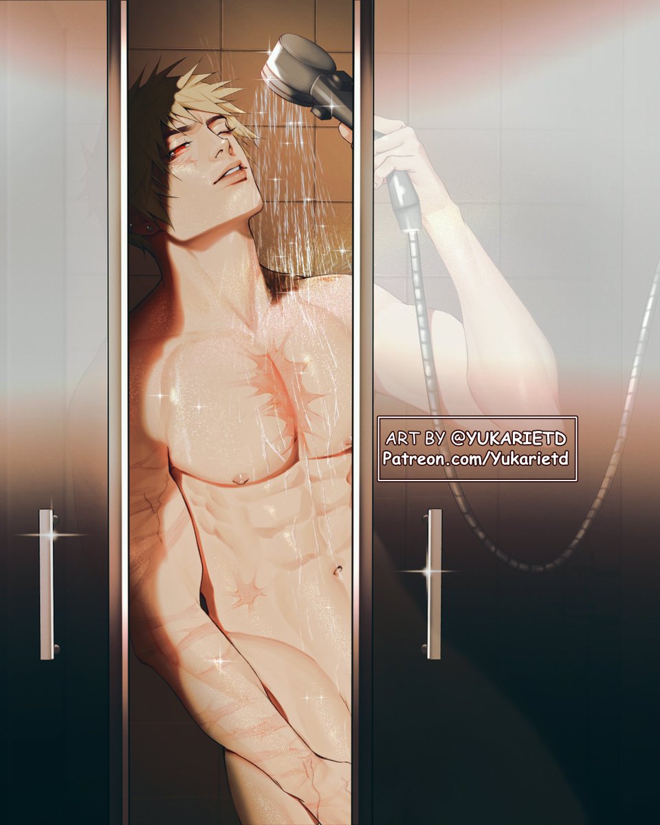 Kacchan's shower time 💦💦
Izuku you are so fuck1ng lucky! 🫶🏻🥴