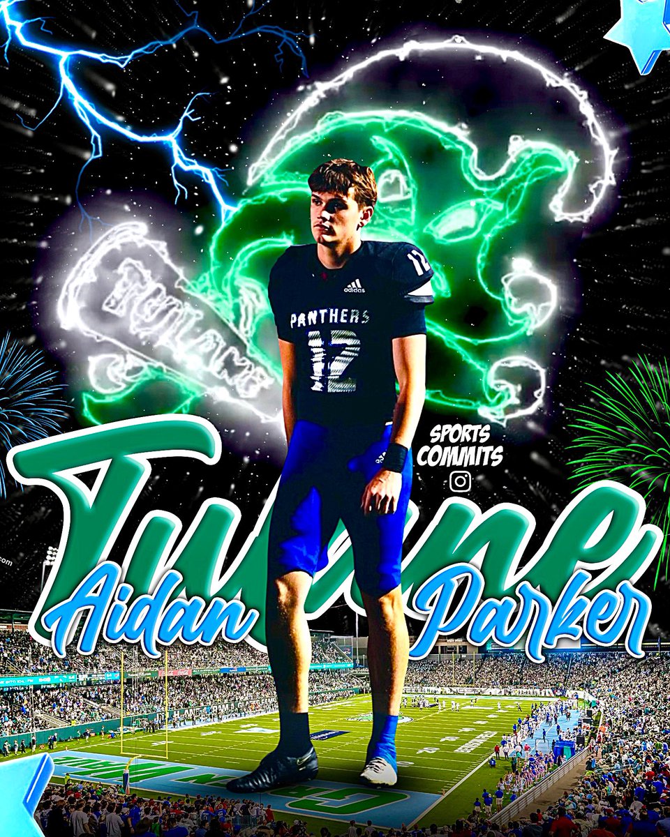 Aidan Parker (@aidanp4155) on Twitter photo I am blessed to say that I have committed and signed with <a href="/GreenWaveFB/">Tulane Football</a> ✍️ 💚🩵 🌊
I want to thank God, my family for always encouraging me, my coaches for pushing me, and my teammates for always supporting me. Forever grateful. #AGTG #rollwave #Tulane
<a href="/CoachJGalante/">Johnathan Galante</a> I am blessed to say that I have committed and signed with <a href="/GreenWaveFB/">Tulane Football</a> ✍️ 💚🩵 🌊
I want to thank God, my family for always encouraging me, my coaches for pushing me, and my teammates for always supporting me. Forever grateful. #AGTG #rollwave #Tulane
<a href="/CoachJGalante/">Johnathan Galante</a>