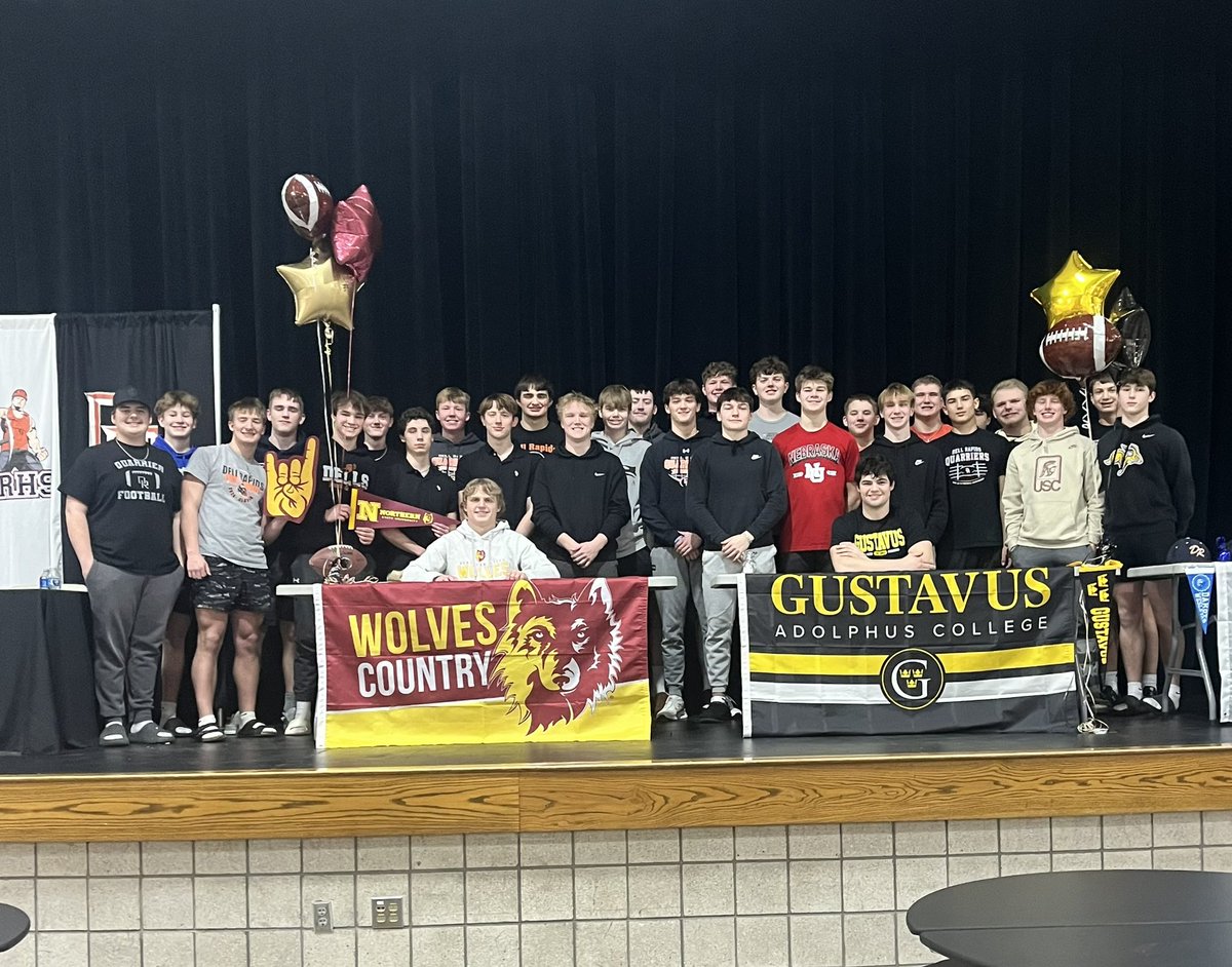 Congrats to our very own Quinn Carr and <a href="/cole_ruesink/">Cole Ruesink</a> on their signing day. Excited to watch you both continue your careers!