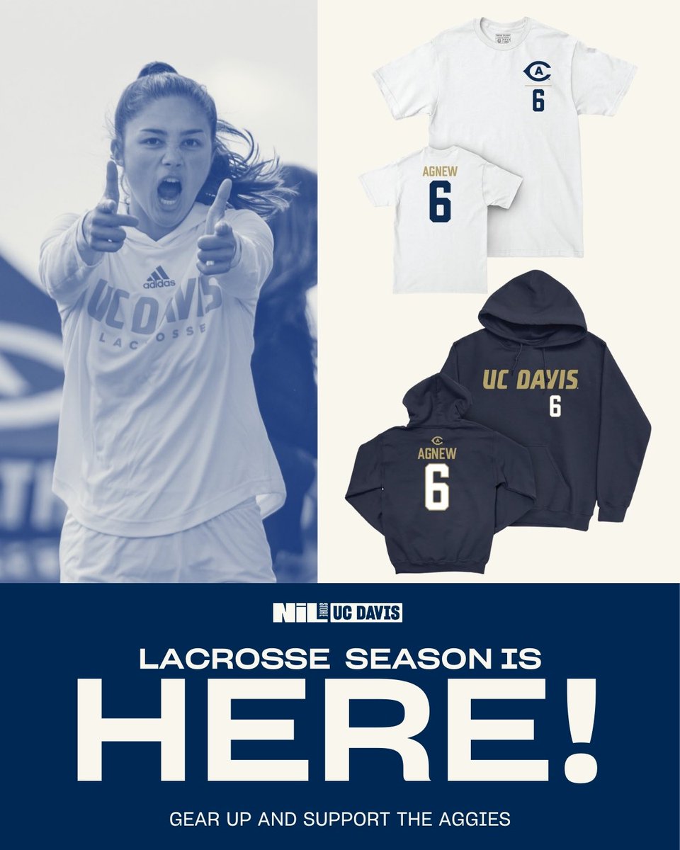 Support Alex and the Ags by shopping their lockers this upcoming season!

🛒nil.store/collections/uc…

#WomensLacrosse
#NGWSD2025 
#UCDavisWLAX