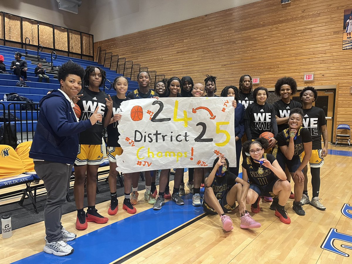 Congratulations to Our JV team 🎉 they completed the season UNDEFEATED! Work don’t stop ! 2024-2025 JV DISTRICT CHAMPS 🏆