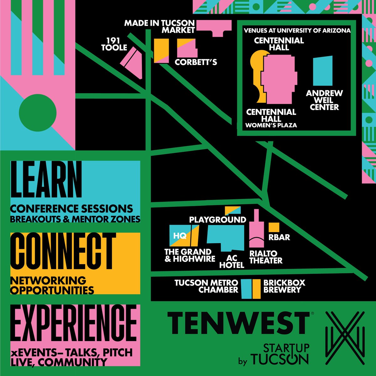 tenwestfest's tweet photo. Get ready to ignite bold ideas! TENWEST All-Conference Passes are now on sale! 🔥 

Join us for an immersive experience in cutting-edge technology, entrepreneurship, &amp; creativity in Downtown Tucson this March 25-30th. 

See what’s in store for this year at https://t.co/XA4wwjhxut https://t.co/J3y9jfwRdl