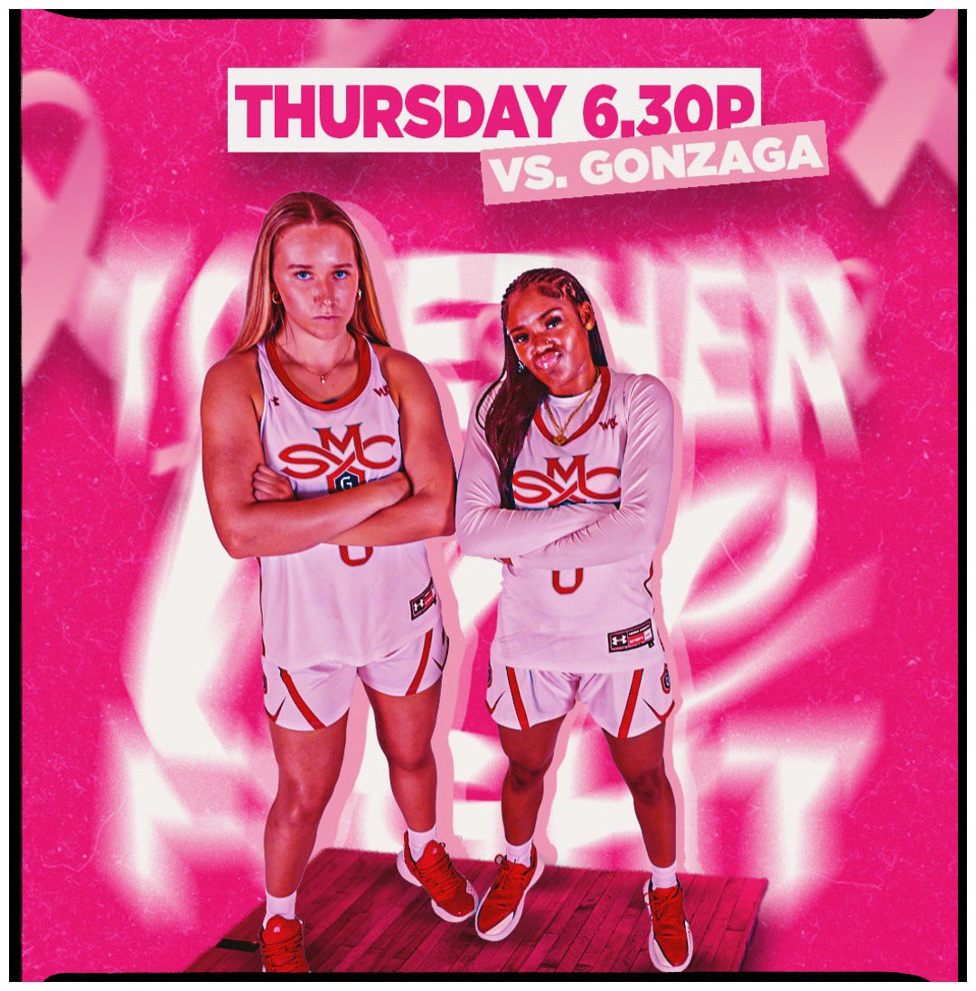 Saint Mary's Women's Basketball (@gaelswbb) on Twitter photo Our annual #play4kay PINK GAME is tomorrow night at 6.30p. Come out and support as we take on <a href="/ZagWBB/">Gonzaga Women's Basketball</a>
#connected #morethanbasketball Our annual #play4kay PINK GAME is tomorrow night at 6.30p. Come out and support as we take on <a href="/ZagWBB/">Gonzaga Women's Basketball</a>
#connected #morethanbasketball