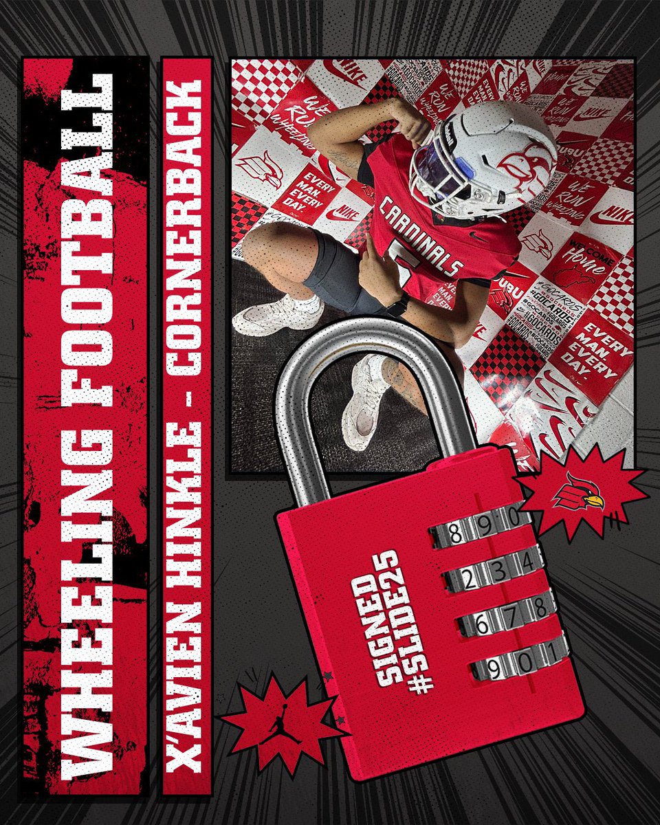 WheelingU_FB's tweet image. 🔥💯| #SLIDE25 🔴⚫️⚪️

✍🏼| X’avien Hinkle
📱| @xavienhinkle 
📍| Gwynn Park (MD)
🚨| CB
📋| 6’ 174
🎥| hudl.com/v/2RXJuu

#TEAM8 | #NSD25 | #EveryMan | #EveryDay