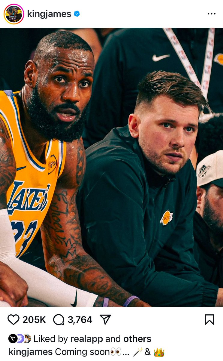 LegionHoops's tweet photo. LeBron on IG 🍿

“Coming soon 👀” https://t.co/QiDkXaJfa0