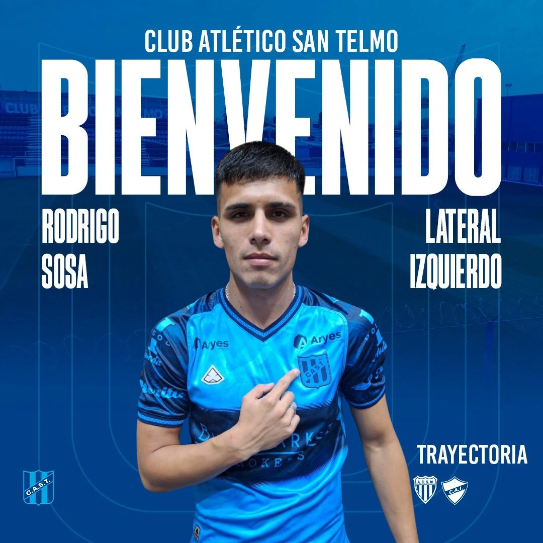👋 ¡BIENVENIDOS! 🥁

✍️ Federico Peralta y Rodrigo Sosa firmaron con San Telmo y son nuevos refuerzos del Candombero.

#VamosSanTelmo