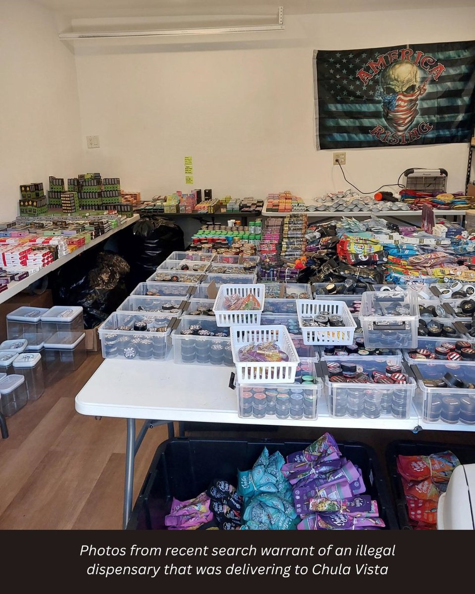 Thx to Prop 64 grant funding, our officers worked throughout the year to safeguard kids from the harms of marijuana &amp; other illegal substances. Partnering w/ our SROs &amp; the community, our Special Investigations Unit conducted 28 ops at smoke shops &amp; illegal dispensaries. (1 of 3)