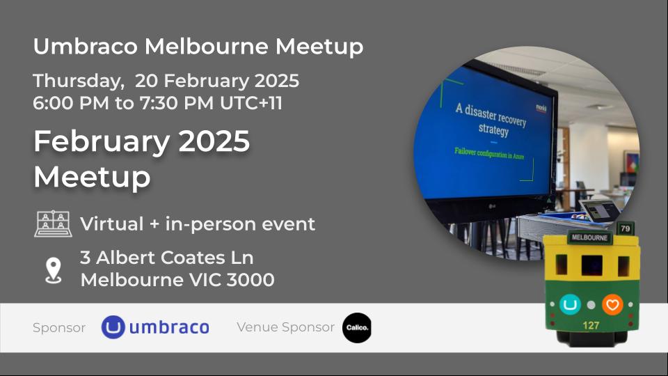 Umbraco Melbourne tweet media