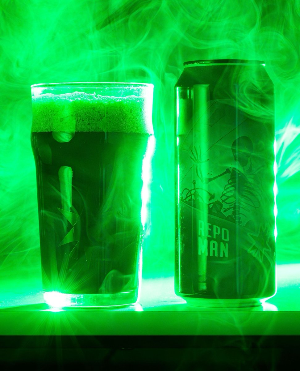 Repo Man is back—a dark &amp; enigmatic Rye Stout, unapologetically smooth at 6.4%. No barrels, no adjuncts, just pure rye intensity weaving through dark chocolate, hazelnut, &amp; fresh-pulled espresso. Bold, creamy, &amp; dangerously drinkable.

That’s the Repo Code, kid.