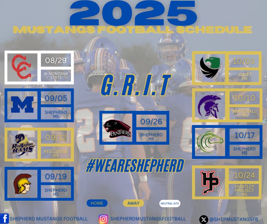 191 more days until Midnight Madness 
205 more days until we open up the season playing in Bobcat Stadium! 🏈

#WeAreShepherd #GRIT