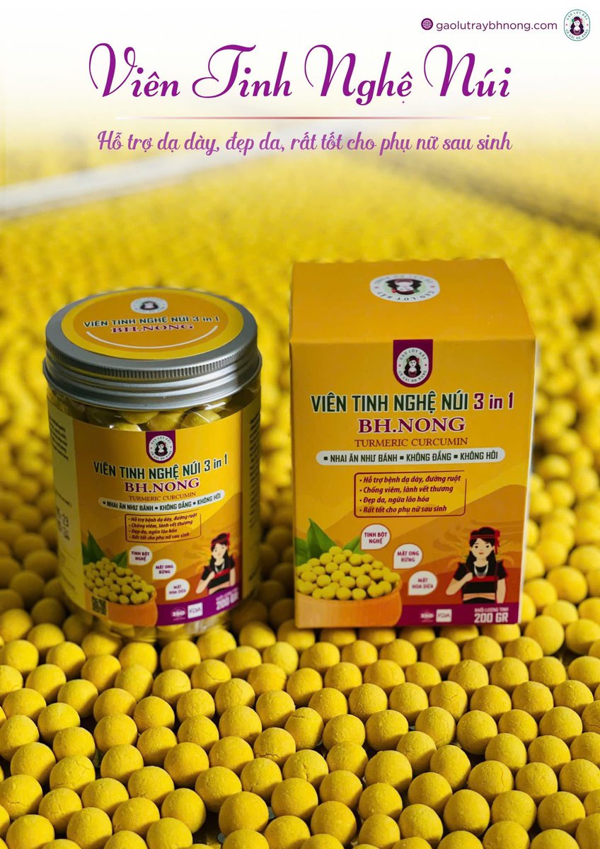 TuuPham2's tweet photo. VIÊN TINH NGHỆ MẬT ONG RỪNG
Sản phẩm chị em phụ nữ sau sinh ai cũng kiếm tìm: đẹp da, giữ dáng, hỗ trợ dạ dày
Sp làm hoàn toàn thủ công, để đảm bảo không hề độn thêm bột để kết dính tinh nghệ và mật ong, giữ nguyên vẹn chất lượng mang đến khách hàng https://t.co/oEU8r3jd5f