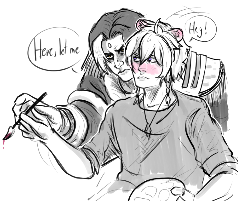 Do NOT the cat (and his painting)

#EmetSelch - #FFXIV - #emetwol