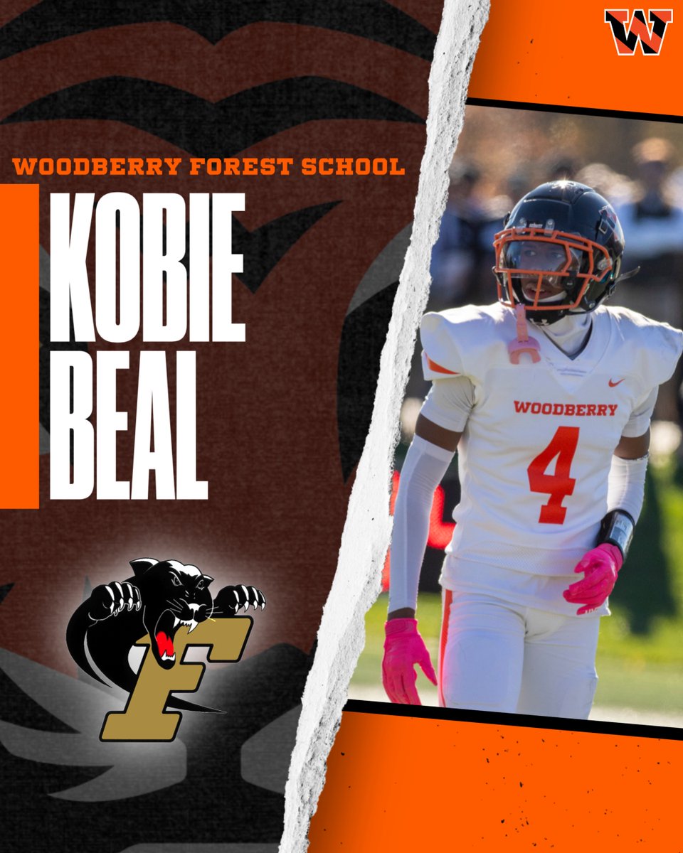 Congratulations to Kobie Beal '25 who has committed to playing football and furthering his education at Ferrum College!