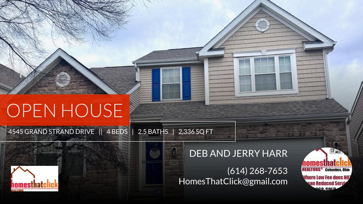Interested in this property? Attend the upcoming Grove City open house February 8th at 1:00 PM and decide if it's the home for you! Country club type living with community pool and clubhouse!

Homes that Click -Where Reduced Fee... homeforsale.at/4545_GRAND_STR…