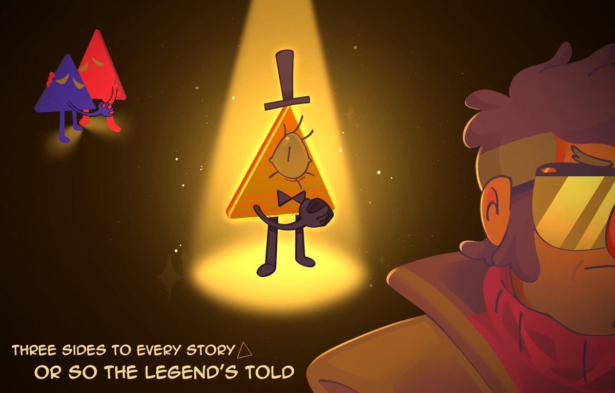 anfedraws's tweet image. THE LAND OF THE BLIND #GravityFalls #BillCipher #GravityFallsComic (1/8) check comments for the rest of it
